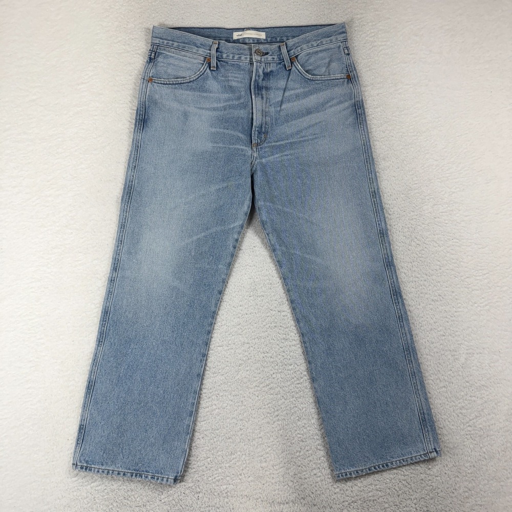 Citizens of Humanity X Wilfred Jeans Size 31 (32x24) Liv Straight Crop Made USA